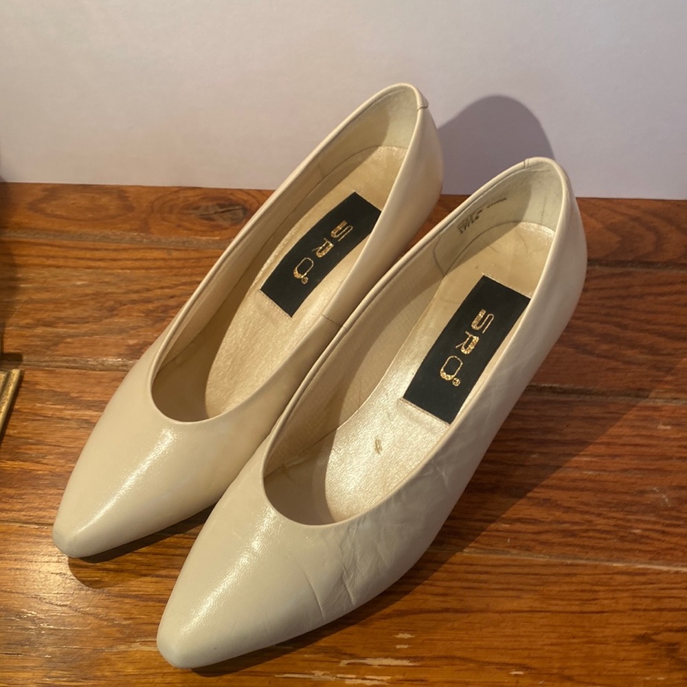 VINTAGE SRO Leather Upper Pumps Size 6.5